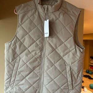 Quilted Tan Vest